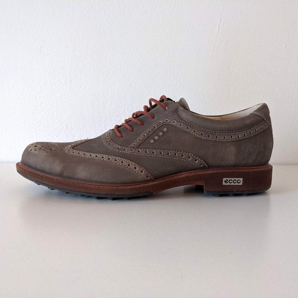 Ecco Tour Hybrid Golf Shoes 43 Wingtip Grey 9